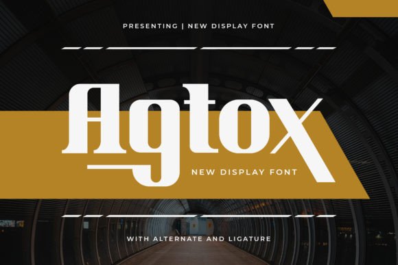 Agtox: The Bold Display Font for High-Impact Campaigns