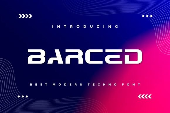 Barced: The Bold Display Font for High-Impact Campaigns