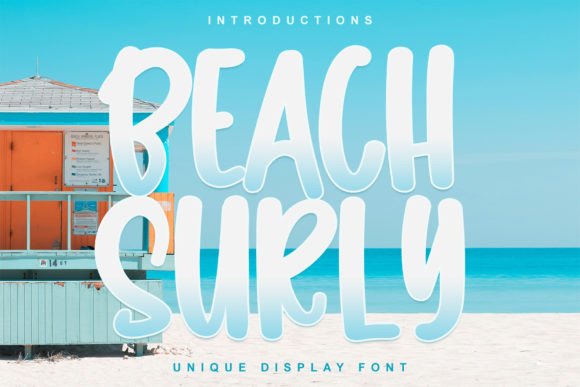 Beach Surly: The Quirky Display Font for Cheerful Editorial Design
