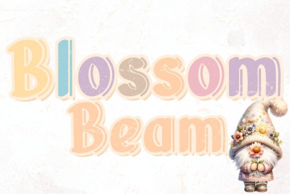 Blossom Beam: The Elegant Display Font for Modern Web Design