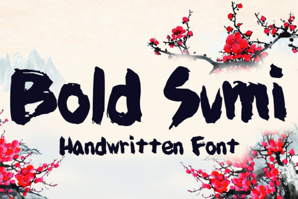 Bold Sumi Brush Font for High-Impact Campaign Design