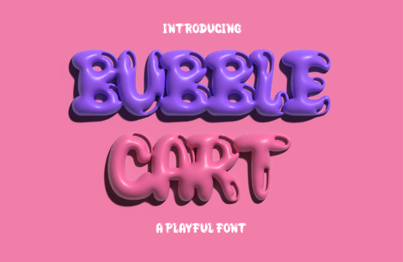 Bubble Cart: The Playful Display Typeface for Campaigns That Pop