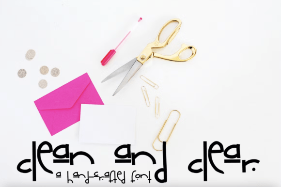 Clean Clear: The Funky Display Font for Handmade Branding