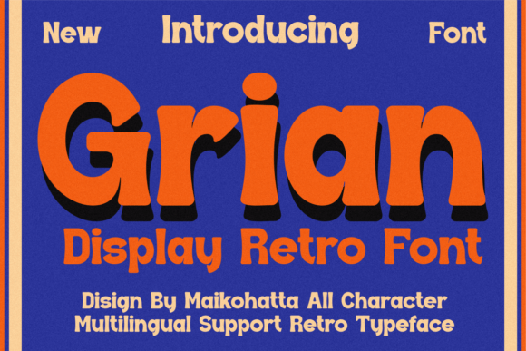 Grian: The Joyful Display Font for Scroll-Stopping Campaigns