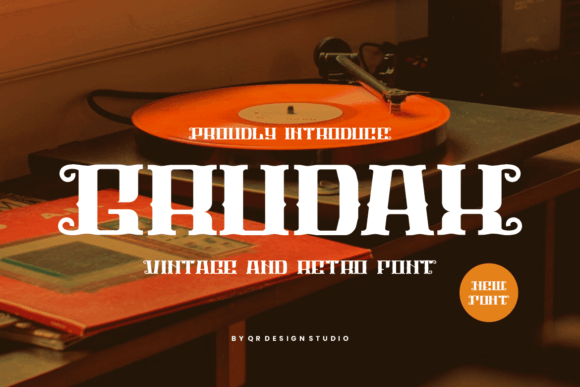 Grudax: A Bold Display Typeface for Modern Editorial Design