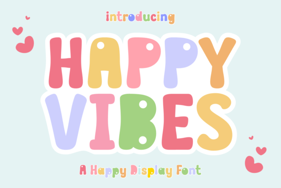 Happy Vibes: The Retro Display Font for Handmade Brands