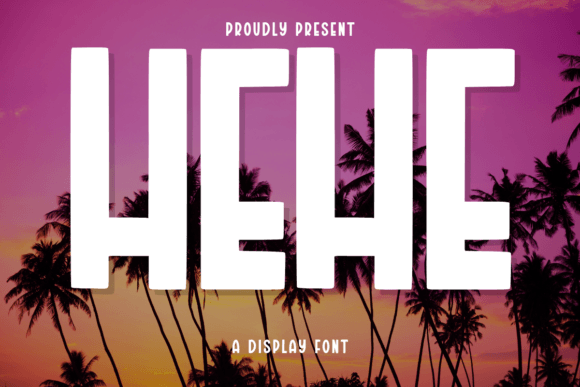 Hehe: A Bold Display Typeface for Modern Editorial Design