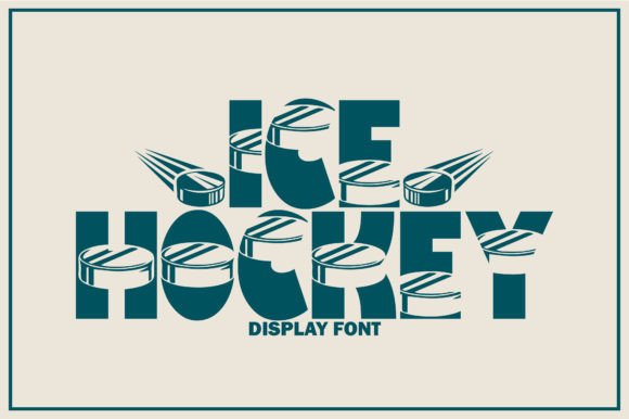 Ice Hockey: The Playful Typeface for Campaigns That Need to Pop