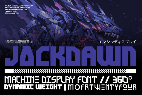 Jackdawn: The Future-Ready Display Font for Bold Designs