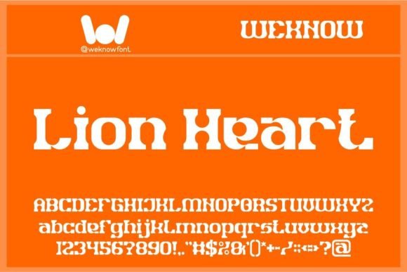 Lion Heart: A Robust Slab Serif Display Font for Bold Campaigns