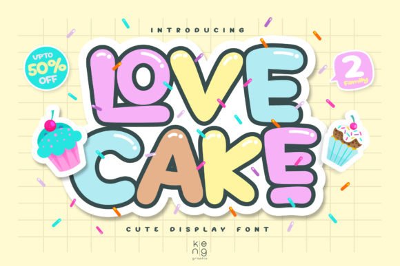 Love Cake: The Display Font That Captures Attention