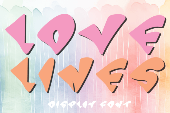 Love Lines Typeface: Elegant Display Fonts for Branding
