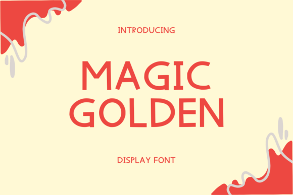 Magic Golden Display Font Review for Campaign Design