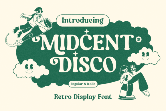 Midcent Disco: A Retro Display Typeface for Modern Web Design