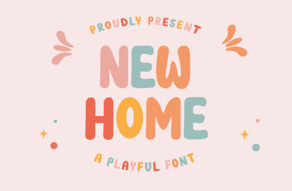 New Home: The Playful Typeface for Creative Makers
