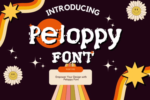 Peloppy: The Artistic Display Font for Handmade Creators