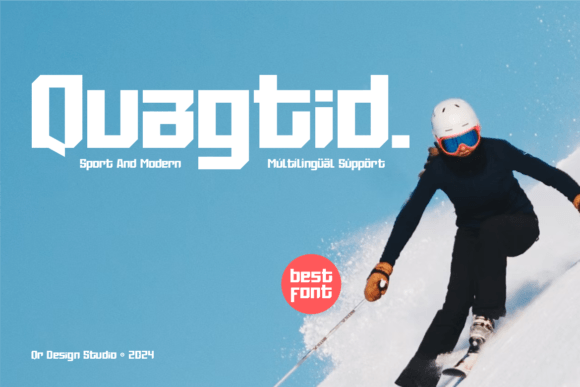 Quagtid: A Bold Display Font for Your Next Craft Project