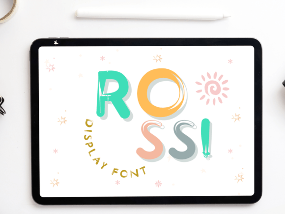 Rossi: The Quirky Display Typeface for High-Impact Campaigns
