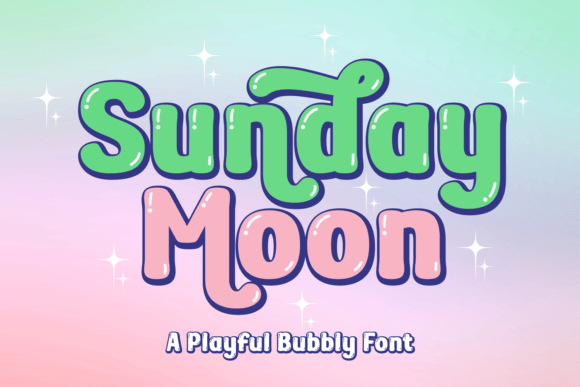 Sunday Moon: A Whimsical Display Font for Creative Makers
