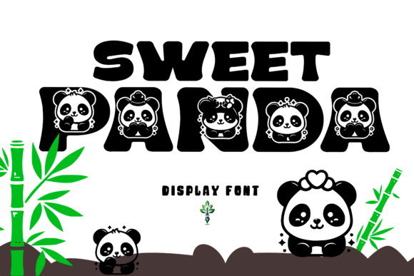 Sweet Panda: The Bold Display Font for Playful Branding