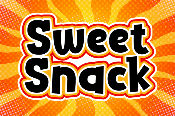 Sweet Snack Display Fonts for Playful Branding