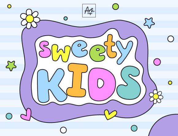 Sweety Kids Typeface Review for Cute Branding