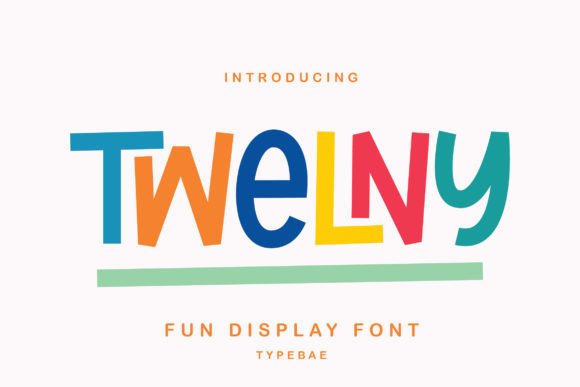Twelny: The Quirky Display Font for Memorable Branding