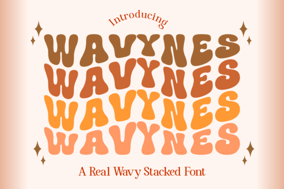 Wavynes: A Playful Display Font for Whimsical Campaigns